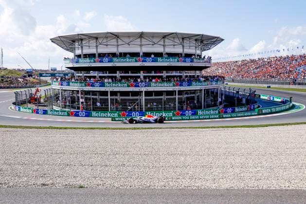 Isack Hadjar of France and Visa Cash App Racing Bulls during the Free Practice of the Formula 1 Heineken Dutch Grand Prix 2025 on Day 2 at Circuit Zandvoort on August 30, 2025 in Zandvoort, Netherlands Photo by Marcel ter Bals DeFodi Images