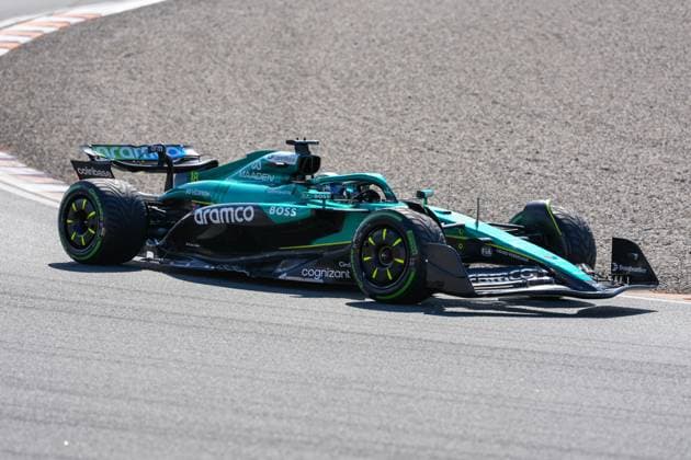 2025-08-30 F1 - Heineken Dutch GP - Third Practice Session ZANDVOORT, NETHERLANDS - AUGUST 30: Lance Stroll of Aston Martin competing in the Third Practice Session during F1 - Heineken Dutch GP on August 30, 2025 in Zandvoort, Netherlands. Zandvoort Netherlands Content not available for redistribution in The Netherlands directly or indirectly through any third parties. Copyright: xAndrexWeeningx