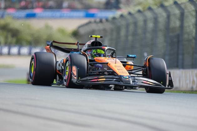 2025-08-30 F1 - Heineken Dutch GP - Third Practice Session ZANDVOORT, NETHERLANDS - AUGUST 30: Lando Norris of McLaren competing in the Third Practice Session during F1 - Heineken Dutch GP on August 30, 2025 in Zandvoort, Netherlands. Zandvoort Netherlands Content not available for redistribution in The Netherlands directly or indirectly through any third parties. Copyright: xAndrexWeeningx