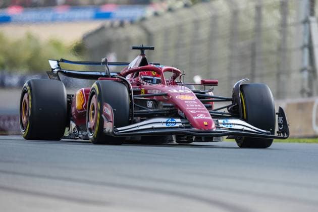 2025-08-30 F1 - Heineken Dutch GP - Third Practice Session ZANDVOORT, NETHERLANDS - AUGUST 30: Charles Leclerc of Ferrari competing in the Third Practice Session during F1 - Heineken Dutch GP on August 30, 2025 in Zandvoort, Netherlands. Zandvoort Netherlands Content not available for redistribution in The Netherlands directly or indirectly through any third parties. Copyright: xAndrexWeeningx