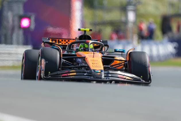 2025-08-30 F1 - Heineken Dutch GP - Third Practice Session ZANDVOORT, NETHERLANDS - AUGUST 30: Lando Norris of McLaren competing in the Third Practice Session during F1 - Heineken Dutch GP on August 30, 2025 in Zandvoort, Netherlands. Zandvoort Netherlands Content not available for redistribution in The Netherlands directly or indirectly through any third parties. Copyright: xAndrexWeeningx