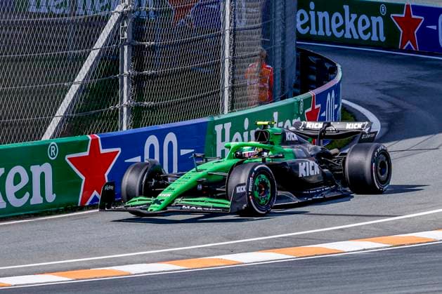 Gabriel Bortoleto of Brazil and Stake F1 Team Kick Sauber during the Free Practice of the Formula 1 Heineken Dutch Grand Prix 2025 on Day 2 at Circuit Zandvoort on August 30, 2025 in Zandvoort, Netherlands Photo by Marcel ter Bals DeFodi Images
