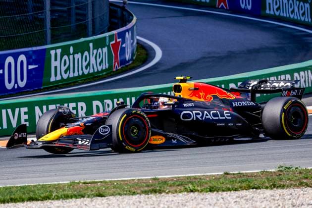 Yuki Tsunoda of Japan and Oracle Red Bull Racing during the Free Practice of the Formula 1 Heineken Dutch Grand Prix 2025 on Day 2 at Circuit Zandvoort on August 30, 2025 in Zandvoort, Netherlands Photo by Marcel ter Bals DeFodi Images