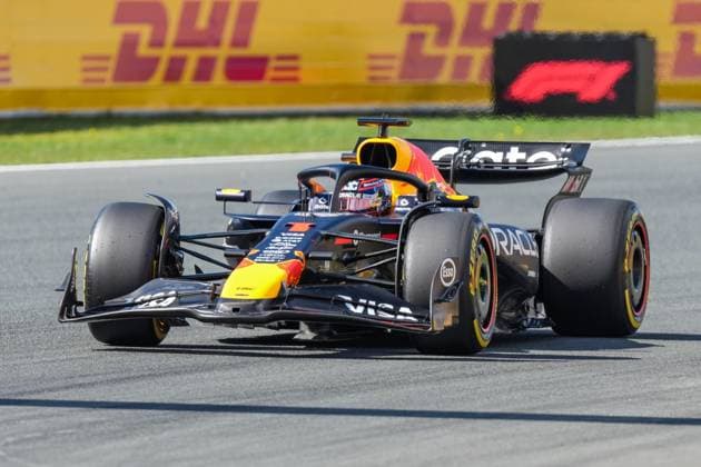 2025-08-30 F1 - Heineken Dutch GP - Third Practice Session ZANDVOORT, NETHERLANDS - AUGUST 30: Max Verstappen of Red Bull Racing competing in the Third Practice Session during F1 - Heineken Dutch GP on August 30, 2025 in Zandvoort, Netherlands. Zandvoort Netherlands Content not available for redistribution in The Netherlands directly or indirectly through any third parties. Copyright: xAndrexWeeningx