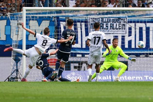 Matchday 4, 2 Bundesliga VfL Bochum SC Preussen Muenster, Vonovia Ruhrstadion, DFB DFL REGULATIONS PROHIBIT ANY USE OF PHOTOGRAPHS AS IMAGE SEQUENCES AND OR QUASI VIDEO Copyright: JoachimxBywaletz xJB-Sportfoto