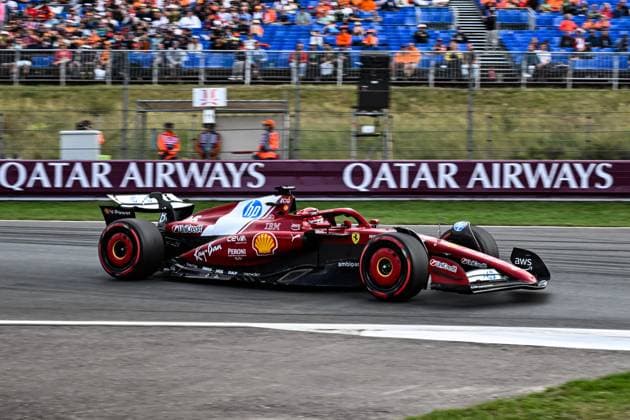 30th August 2025; Circuit Zandvoort, Zandvoort, North Holland, Netherlands; Formula 1 Heineken Dutch Grand Prix 2025 ; Qualification Day; Charles Leclerc (MON) in the SF-25 of Scuderia Ferrari HP during free practice  GodfreyxPitt