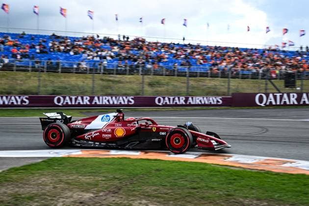 30th August 2025; Circuit Zandvoort, Zandvoort, North Holland, Netherlands; Formula 1 Heineken Dutch Grand Prix 2025 ; Qualification Day; Charles Leclerc (MON) in the SF-25 of Scuderia Ferrari HP during free practice  GodfreyxPitt