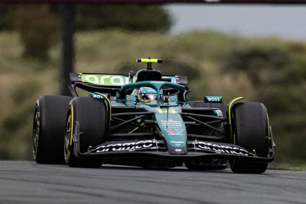 30th August 2025; Circuit Zandvoort, Zandvoort, North Holland, Netherlands; Formula 1 Heineken Dutch Grand Prix 2025 ; Qualification Day; Fernando Alonso (ESP) in the AMR25 of Aston Martin Aramco F1 Team during free practice  GodfreyxPitt