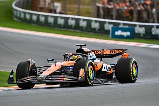 30th August 2025; Circuit Zandvoort, Zandvoort, North Holland, Netherlands; Formula 1 Heineken Dutch Grand Prix 2025 ; Qualification Day; Oscar Piastri (AUS) in the MCL39 of McLaren F1 Team during free practice  GodfreyxPitt