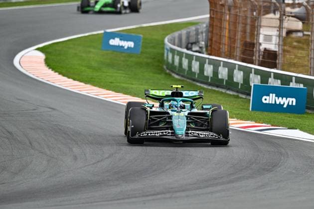 30th August 2025; Circuit Zandvoort, Zandvoort, North Holland, Netherlands; Formula 1 Heineken Dutch Grand Prix 2025 ; Qualification Day; Fernando Alonso (ESP) in the AMR25 of Aston Martin Aramco F1 Team during free practice  GodfreyxPitt
