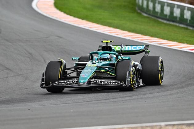 30th August 2025; Circuit Zandvoort, Zandvoort, North Holland, Netherlands; Formula 1 Heineken Dutch Grand Prix 2025 ; Qualification Day; Fernando Alonso (ESP) in the AMR25 of Aston Martin Aramco F1 Team during free practice  GodfreyxPitt