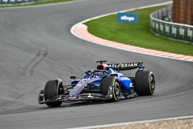 30th August 2025; Circuit Zandvoort, Zandvoort, North Holland, Netherlands; Formula 1 Heineken Dutch Grand Prix 2025 ; Qualification Day; Alex Albon (THA) in the FW47 of Atlassian Williams Racing during free practice  GodfreyxPitt