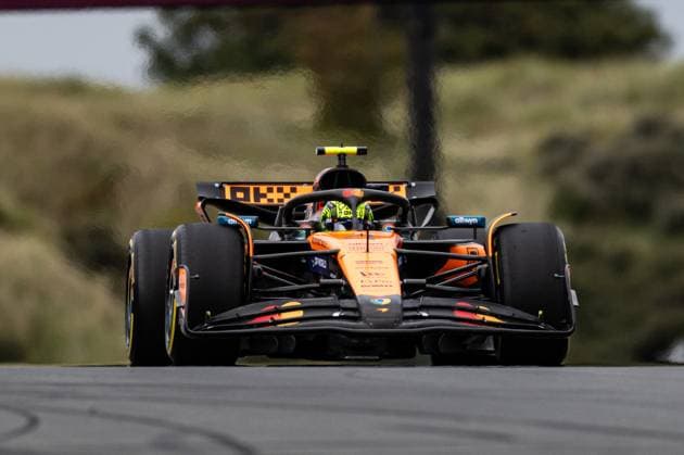 30th August 2025; Circuit Zandvoort, Zandvoort, North Holland, Netherlands; Formula 1 Heineken Dutch Grand Prix 2025 ; Qualification Day; Lando Norris (GBR) in the MCL39 of McLaren F1 Team during free practice  GodfreyxPitt