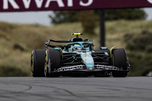 30th August 2025; Circuit Zandvoort, Zandvoort, North Holland, Netherlands; Formula 1 Heineken Dutch Grand Prix 2025 ; Qualification Day; Fernando Alonso (ESP) in the AMR25 of Aston Martin Aramco F1 Team during free practice  GodfreyxPitt