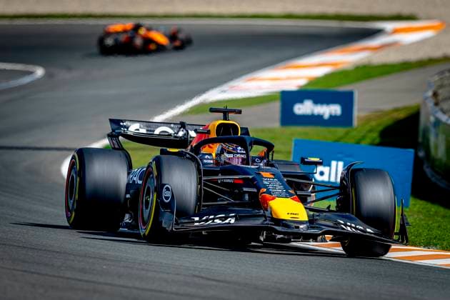 Formule 1 driver MAX Verstappen of Red Bull Racing during the match Formula 1 Zandvoort saturday 2025, free practice and qualification at the Formula 1 circuit Zandvoort for the Formula One Zandvoort saterday season 2025 2026 in ZANDVOORT, Netherlands on 30 august 2025, photo by Marcel van Dorst EYE4images DeFodi Images