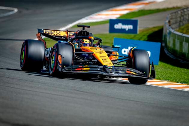 Formule 1 driver Oscar Piastri of McLaren during the match Formula 1 Zandvoort saturday 2025, free practice and qualification at the Formula 1 circuit Zandvoort for the Formula One Zandvoort saterday season 2025 2026 in ZANDVOORT, Netherlands on 30 august 2025, photo by Marcel van Dorst EYE4images DeFodi Images