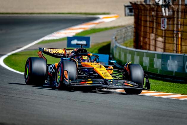 Formule 1 driver Oscar Piastri of McLaren during the match Formula 1 Zandvoort saturday 2025, free practice and qualification at the Formula 1 circuit Zandvoort for the Formula One Zandvoort saterday season 2025 2026 in ZANDVOORT, Netherlands on 30 august 2025, photo by Marcel van Dorst EYE4images DeFodi Images