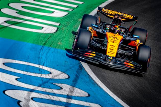 Formule 1 driver Oscar Piastri of McLaren during the match Formula 1 Zandvoort saturday 2025, free practice and qualification at the Formula 1 circuit Zandvoort for the Formula One Zandvoort saterday season 2025 2026 in ZANDVOORT, Netherlands on 30 august 2025, photo by Marcel van Dorst EYE4images DeFodi Images