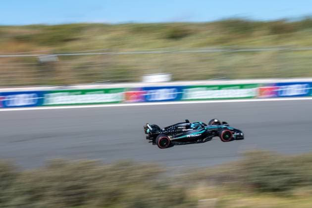 George Russell 63, Mercedes AMG Petronas F1 Team, Free Practice, Dutch Grand Prix, Motorsport, Men, Formula 1, 30 08 2025 Zandvoort Netherlands Netherlands Copyright: xkolbert-press MartinxWdziecznyx