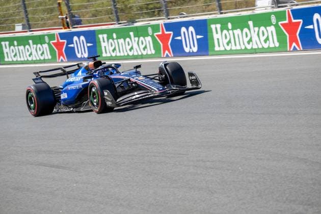 Alexander Albon 23, Williams Racing, Free Practice, Dutch Grand Prix, Motorsport, Men, Formula 1, 30 08 2025 Zandvoort Netherlands Netherlands Copyright: xkolbert-press MartinxWdziecznyx