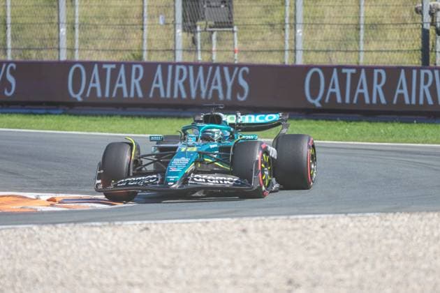 2025-08-30 F1 - Heineken Dutch GP - Formula 1 Qualifying Session ZANDVOORT, NETHERLANDS - AUGUST 30: Lance Stroll of Aston Martin competing in the Formula 1 Qualifying Session during F1 - Heineken Dutch GP on August 30, 2025 in Zandvoort, Netherlands. Zandvoort Netherlands Content not available for redistribution in The Netherlands directly or indirectly through any third parties. Copyright: xAndrexWeeningx