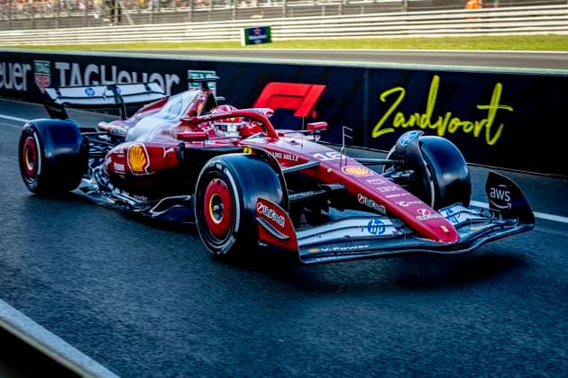Formule 1 driver Charles Leclerc Ferrari during the match Formula 1 Zandvoort saturday 2025, free practice and qualification at the Formula 1 circuit Zandvoort for the Formula One Zandvoort saturday 2025 season 2025 2026 in ZANDVOORT, Netherlands on 30 august 2025, photo by Marcel van Dorst EYE4images DeFodi Images