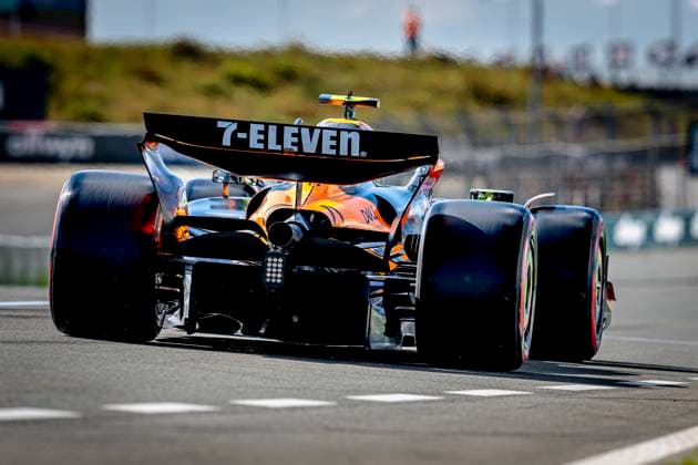 Formule 1 driver Lando Norris of McLaren during the match Formula 1 Zandvoort saturday 2025, free practice and qualification at the Formula 1 circuit Zandvoort for the Formula One Zandvoort saterday season 2025 2026 in ZANDVOORT, Netherlands on 30 august 2025, photo by Marcel van Dorst EYE4images DeFodi Images