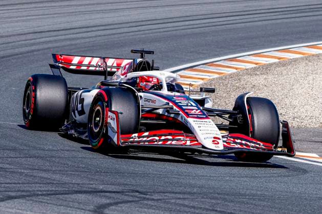 Esteban Ocon of France and Haas F1 Team competing in the Qualification of the Formula 1 Heineken Dutch Grand Prix 2025 on Day 2 at Circuit Zandvoort on August 30, 2025 in Zandvoort, Netherlands Photo by Marcel ter Bals DeFodi Images