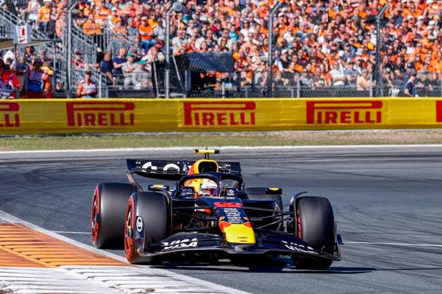 Yuki Tsunoda of Japan and Oracle Red Bull Racing competing in the Qualification of the Formula 1 Heineken Dutch Grand Prix 2025 on Day 2 at Circuit Zandvoort on August 30, 2025 in Zandvoort, Netherlands Photo by Marcel ter Bals DeFodi Images