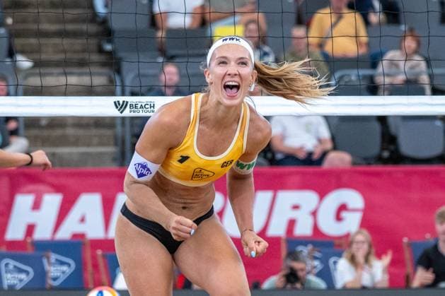 Beach Pro Tour Elite 16 Hamburg, 30 08 2025 Sandra Ittlinger Player No 1, GER Beach Pro Tour Elite 16 Hamburg on 30 08 2025 Copyright: xBEAUTIFULxSPORTS PeterxWeberx