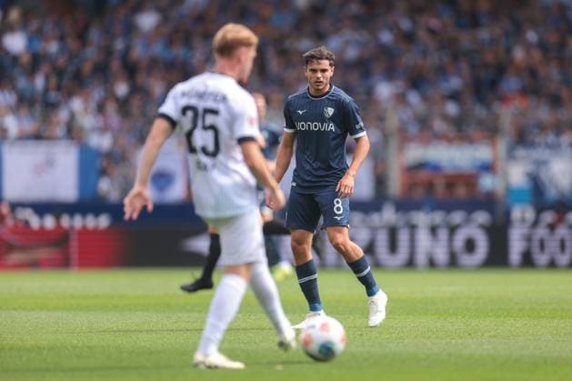 30 08 2025, 2 Bundesliga, Matchday 4, VfL Bochum 1848 Preußen Münster, Kjell Wätjen VfL Bochum 1848 , Bochum Vonovia Ruhrstadion NRW Germany xRHR PHOTO DEx Copyright: DennisxEwert RHR-FOTOx RHR-FOTO DE
