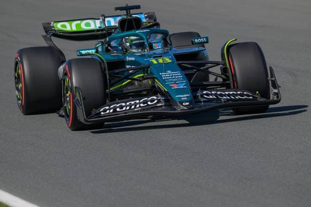 F1 Grand Prix of Netherlands - Qualifying Lance Stroll of Canada drives the (18) Aston Martin AMR25 on track during the third practice of the F1 Grand Prix of the Netherlands at Circuit Zandvoort in Zandvoort, Netherlands, on August 30, 2025. Zandvoort Netherland  Copyright: xJonathanxRaax originalFilename:raa-formula1250830_npuBn.jpg