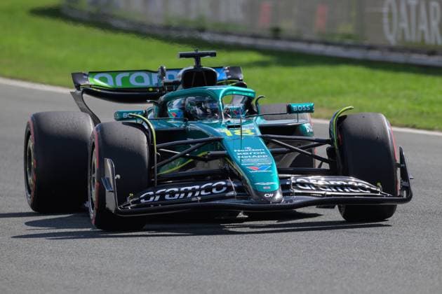 F1 Grand Prix of Netherlands - Qualifying Lance Stroll of Canada drives the (18) Aston Martin AMR25 on track during the third practice of the F1 Grand Prix of the Netherlands at Circuit Zandvoort in Zandvoort, Netherlands, on August 30, 2025. Zandvoort Netherland  Copyright: xJonathanxRaax originalFilename:raa-formula1250830_nphyS.jpg