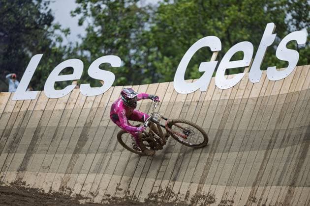 Cycling, Mountain biking, UCI Downhill World Cup in Les Gets