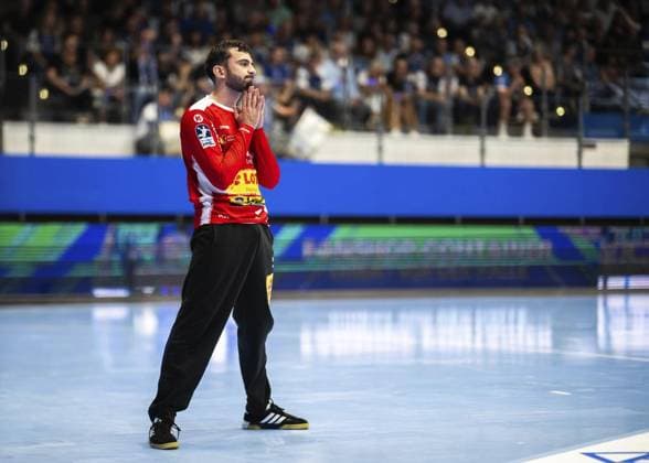 DAIKIN HBL HANDBALL MEN 1 BL 1 GAME DAY THSV EISENACH SC DHFK LEIPZIG FOR EDITORIAL PURPOSES ONLY p 30 08 2025 Eisenach DAIKIN HBL Handball 1 Bundesliga Herren Saison 2025 2026 1 Spieltag Werner Assmann Halle ThSV Eisenach SC DHfK Leipzig im Foto Goalkeeper Matija Spikic 1 ThSV Eisenach Germany Thüringen Eisenach Copyright SaschaxFromm Copyright: SaschaxFromm doc826ci8mk06b1gnc1k653 ,EDITORIAL USE ONLY Copyright: SaschaxFromm
