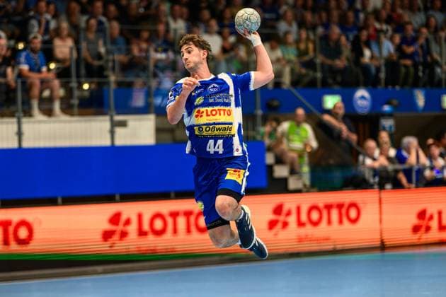 Stephan, Seitz Rueckraum Rechts, ThSV Eisenach, 44 GER, Thuringia, ThSV Eisenach vs SC DHfK Leipzig, East derby, derby, season opener, season start, 1 Daikin Handballbundesliga, handball, 1 matchday, 2025 2026 season, 16 00 hrs, 30 08 2025 GER, Thuringia, ThSV Eisenach vs SC DHfK Leipzig, East derby, derby, season opener, start of season, 1 Daikin Handballbundesliga, handball, 1 matchday, 2025 2026 season, 16 00 hrs, 30 08 2025 Eisenach Copyright: xEibner-Pressefoto MartinxHerbstx EP_MHT
