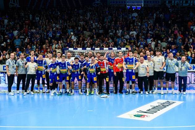 ThSV Eisenach wins on the first matchday in the derby against SC DHfK Leipzig GER, Thuringia, ThSV Eisenach vs SC DHfK Leipzig, East derby, derby, season opener, season start, 1 Daikin Handballbundesliga, handball, 1 matchday, Season 2025 2026, 16 00 hrs, 30 08 2025 GER, Thuringia, ThSV Eisenach vs SC DHfK Leipzig, Eastern derby, derby, season opener, start of season, 1 Daikin Handball Bundesliga, handball, 1 matchday, season 2025 2026, 16 00 hrs, 30 08 2025 Eisenach Copyright: xEibner-Pressefoto MartinxHerbstx EP_MHT