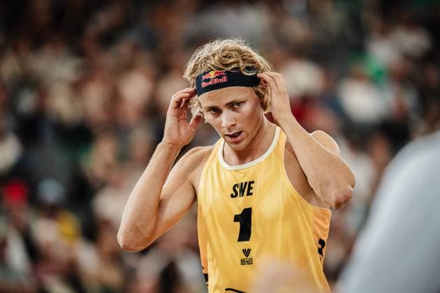 Beach Volleyball Men Beach Pro Tour Hamburg Elite 16 30 08 2025 David Ahmann SVE Hamburg Tennisstadion am Rothenbaum Hamburg Germany