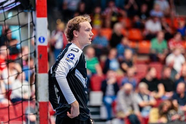 Christian Simonsen TSV Bayer Dormagen, 20 GER, TuS N Luebbecke vs TSV Bayer Dormagen, Handball, 2 Bundesliga, 1 Matchday, Season 2025 2026, 30 08 2025 GER, TuS N Luebbecke vs TSV Bayer Dormagen, Handball, 2 Bundesliga, 1 Matchday, Season 2025 2026, 30 08 2025 Luebbecke Copyright: xEibner-Pressefoto JanxRollingerx EP_JSK