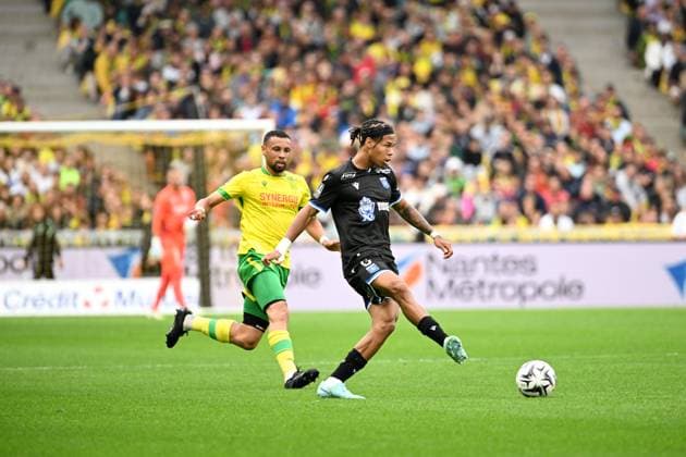 FC Nantes v AJ Auxerre - Ligue 1 McDonald s 2025 2026 05 Kevin DANOIS (aja) during the Ligue 1 McDonald s match between Nantes and Auxerre at Stade de la Beaujoire on August 30, 2025 in Nantes, France. Nantes France  Copyright: xFEPx 776348115