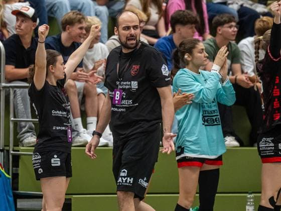 TG Nuertingen vs 1 FSV Mainz 05, Handball, 2 Bundesliga, Season 2025 2026, 30 08 2025 TG Nuertingen vs 1 FSV Mainz 05, Handball, 2 Bundesliga, Season 2025 2026, 30 08 2025 Nuertingen Copyright: xMichaelxSchmidt Eibner-Pressefotx EP_MST