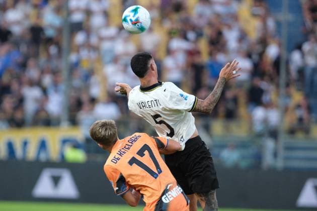 CALCIO - Serie A - Parma Calcio vs Atalanta BC Lautaro Valenti of Parma Calcio 1913 during the soccer match between Parma Calcio 1913 and Atalanta BC 1907, MD2 of Serie A Enilive Italian soccer championship 2025 2026 at Ennio Tardini Stadium on August 30, 2025, Parma, Italy. Parma Italy  Copyright: xIPAxSport ABACAx