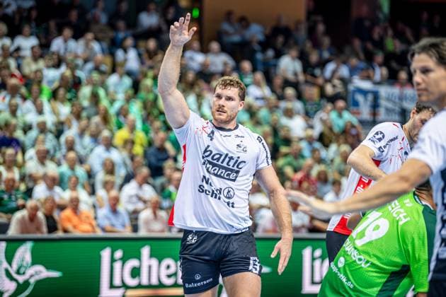 Handball Bundesliga HSG Wetzlar SG Flensburg Handewitt, 30 08 25 Johannes Golla SG Flensburg Handewitt, 4 Handball Bundesliga HSG Wetzlar SG Flensburg Handewitt Wetzlar, 30 08 25 Copyright: xBEAUTIFULxSPORTS Roeczeyx