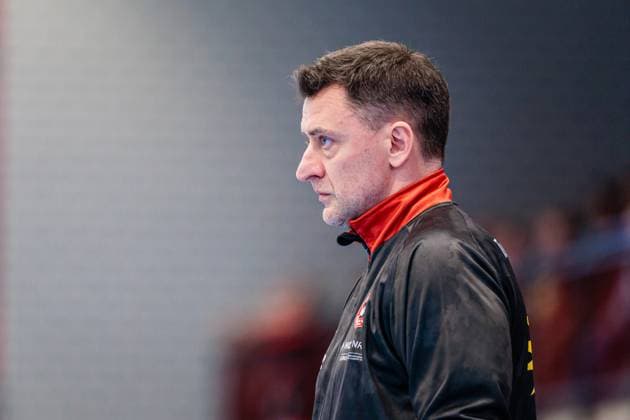 Piotr Przybecki TuS N Luebbecke, Coach GER, TuS N Luebbecke vs TSV Bayer Dormagen, Handball, 2 Bundesliga, 1 Matchday, Season 2025 2026, 30 08 2025 GER, TuS N Luebbecke vs TSV Bayer Dormagen, Handball, 2 Bundesliga, 1 Matchday, Season 2025 2026, 30 08 2025 Luebbecke Copyright: xEibner-Pressefoto JanxRollingerx EP_JSK