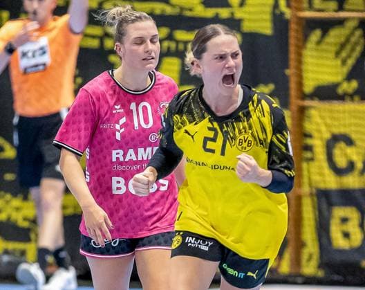 Nele Franz TuS Metzingen, 10 is served after conceding another goal GER, Borussia Dortmund vs TuS Metzingen, Handball, ALSCO Womens Bundesliga, Season 2025 2026, 1 Matchday, 30 08 2025 GER, Borussia Dortmund vs TuS Metzingen, Handball, ALSCO Womens Bundesliga, Season 2025 2026, 1 Matchday, 30 08 2025 Dortmund Copyright: xEibner-Pressefoto WolfgangxStummx EP_EER