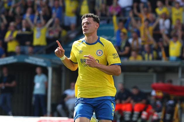 Braunschweig vs Bielefeld, 2 BL Braunschweig, 30 08 2025, FOOTBALL Eintracht Braunschweig vs Arminia Bielefeld, 2 BL, Season 2025 26 Erencan Yardimici Eintracht Braunschweig Braunschweig