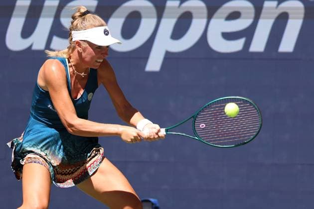 TENIS US OPEN 2025 30082025 N Z MAGDALENA FRECH W MECZU TRZECIEJ RUNDY NA TURNIEJU WIELKIEGO SZLEMA US OPEN 2025 MARCIN CHOLEWINSKI NEWSPIX.PL TENNIS US OPEN 2025 30082025 MAGDALENA FRECH OF POLAND DURING THE MATCH IN THE THIRD ROUND NEWSPIX.PL --- newspix.pl POLAND OUT! 