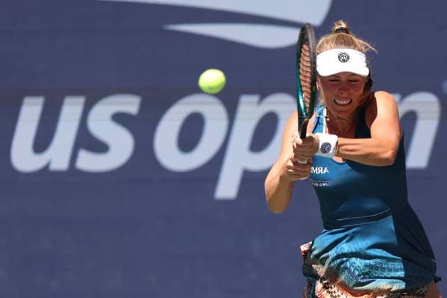 TENIS US OPEN 2025 30082025 N Z MAGDALENA FRECH W MECZU TRZECIEJ RUNDY NA TURNIEJU WIELKIEGO SZLEMA US OPEN 2025 MARCIN CHOLEWINSKI NEWSPIX.PL TENNIS US OPEN 2025 30082025 MAGDALENA FRECH OF POLAND DURING THE MATCH IN THE THIRD ROUND NEWSPIX.PL --- newspix.pl POLAND OUT! 