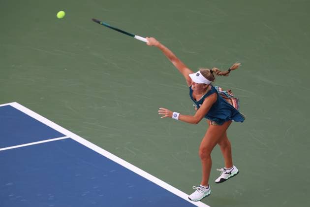 TENIS US OPEN 2025 30082025 N Z MAGDALENA FRECH W MECZU TRZECIEJ RUNDY NA TURNIEJU WIELKIEGO SZLEMA US OPEN 2025 MARCIN CHOLEWINSKI NEWSPIX.PL TENNIS US OPEN 2025 30082025 MAGDALENA FRECH OF POLAND DURING THE MATCH IN THE THIRD ROUND NEWSPIX.PL --- newspix.pl POLAND OUT! 