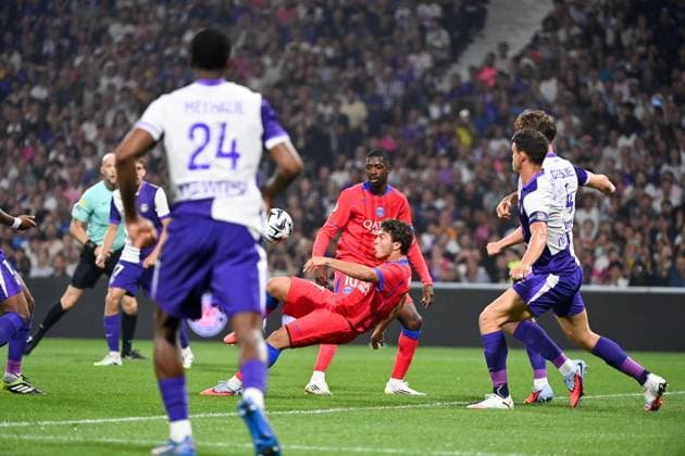 Toulouse FC v Paris Saint-Germain - Ligue 1 McDonald s 2025 2026 87 Joao NEVES (psg) during the Ligue 1 McDonald s match between Toulouse and Paris at Stadium de Toulouse on August 30, 2025 in Toulouse, France. Toulouse France  Copyright: xFEPx 776348117